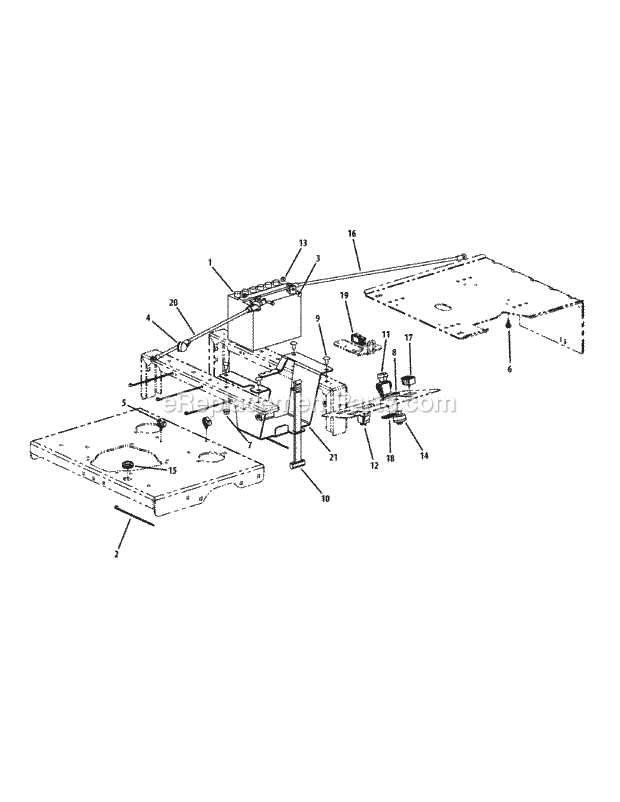 Electrical Assembly Kohler Diagram and Parts List for M54-KH (53BH8CT4050) (2011 & After) Cub Cadet Sprayer